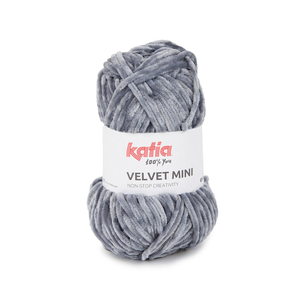 Katia Velvet Mini 215 Medium Grijs