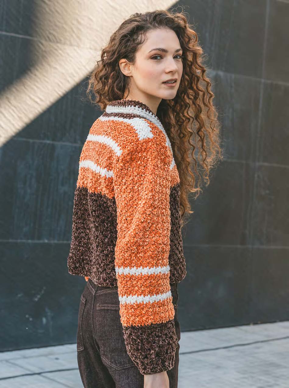 Katia Velvet Mini 229 Mosterd - Furry knit editionpage — gemaakt met Katia Velvet Mini (3)