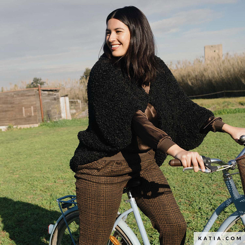 Katia WOW - Loopy 152 Nerts - Patroon breien haken dames jas herfst winter katia — gemaakt met Katia WOW - Loopy (6)