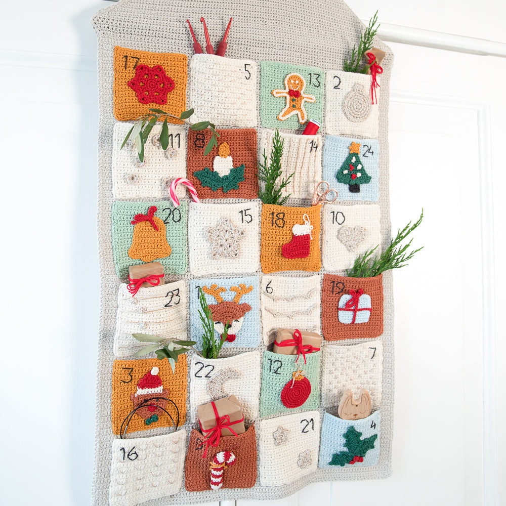 Safari — gemaakt met Kerst AdventCALender Haakpakket