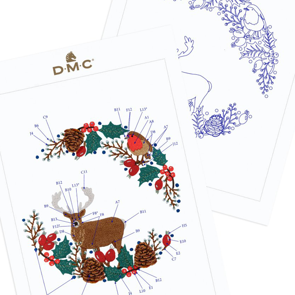 Kerst Eland Borduurpatroon (2)