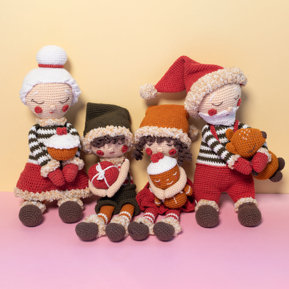 Safari edit — gemaakt met Kerst Elfje Meisje Haakpakket