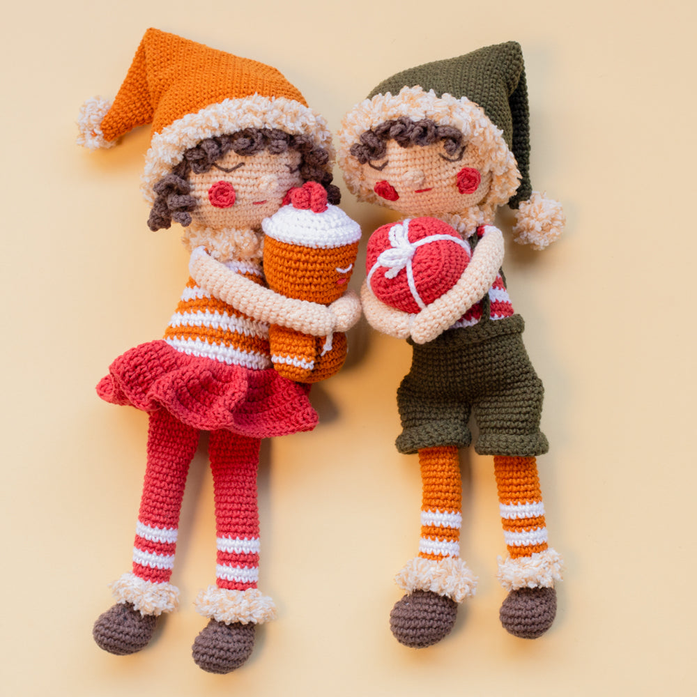 Kerst Elfjes Jongen & Meisje Haakpakket