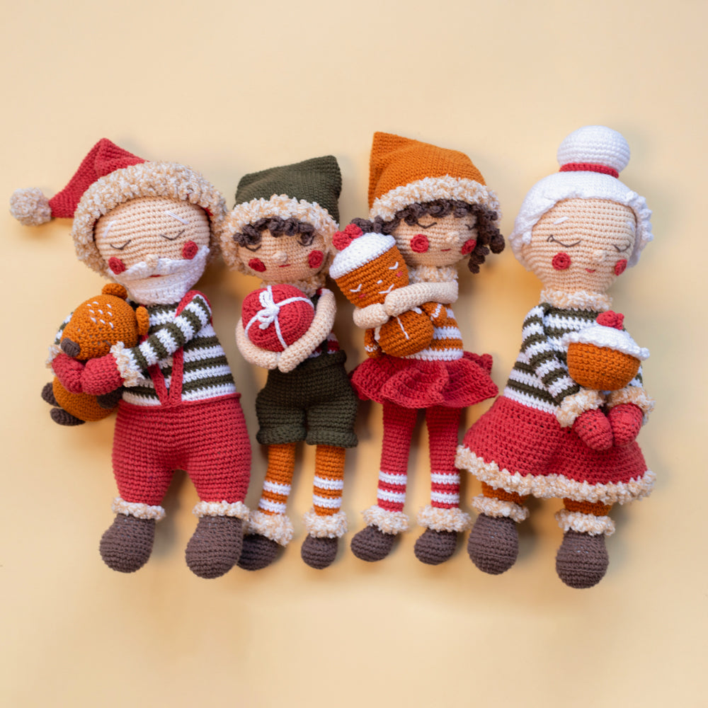 Safari edit — gemaakt met Kerst Elfjes Jongen & Meisje Haakpakket