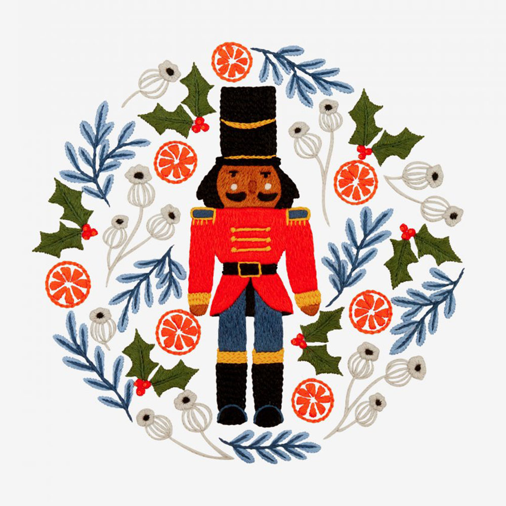 Kerst Notenkraker Borduurpatroon