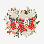 Kerst Sok Borduurpatroon