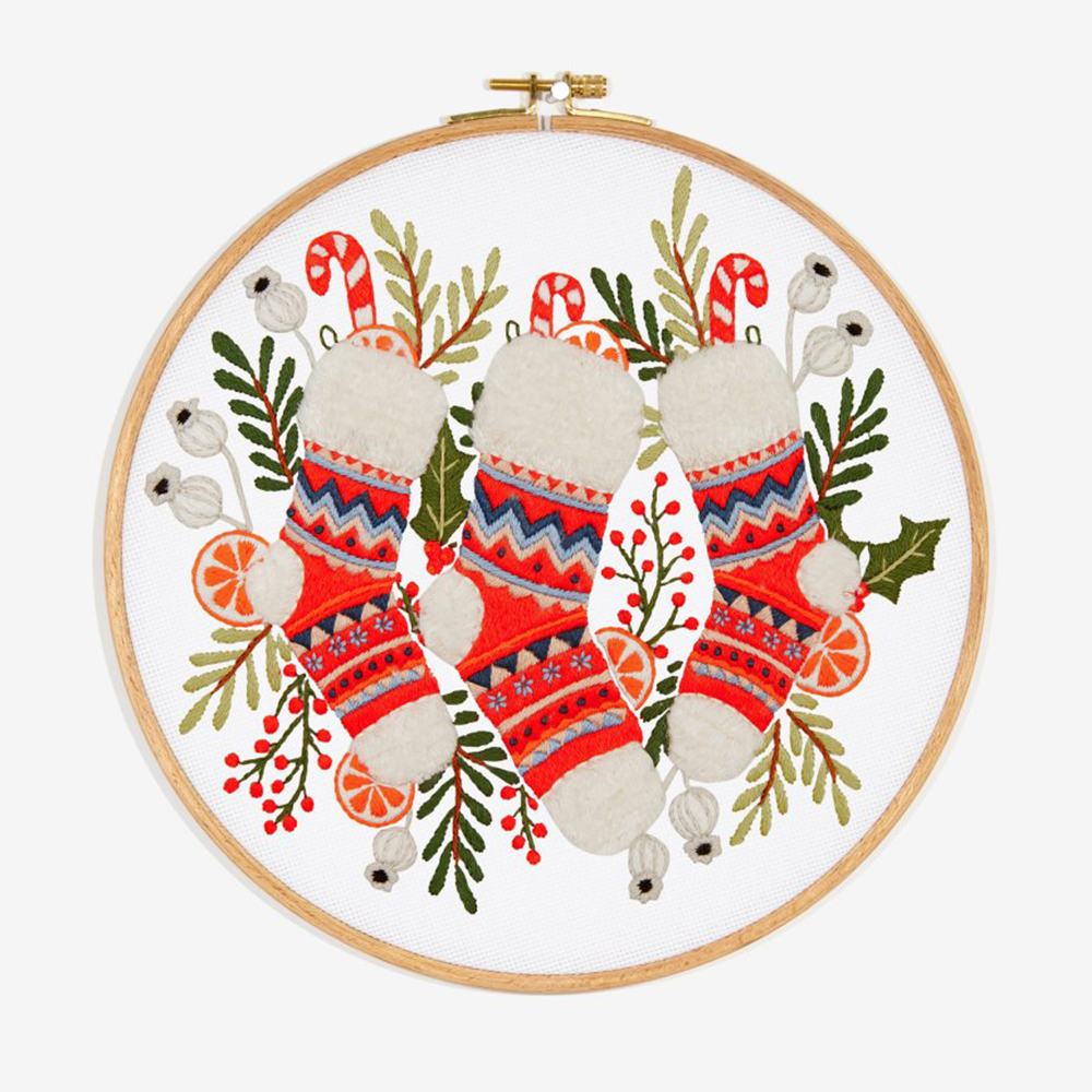 Kerst Sok Borduurpatroon (3)