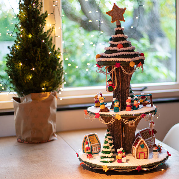 Kerstdorp Etagère AdventCAL Haakpakket (8)