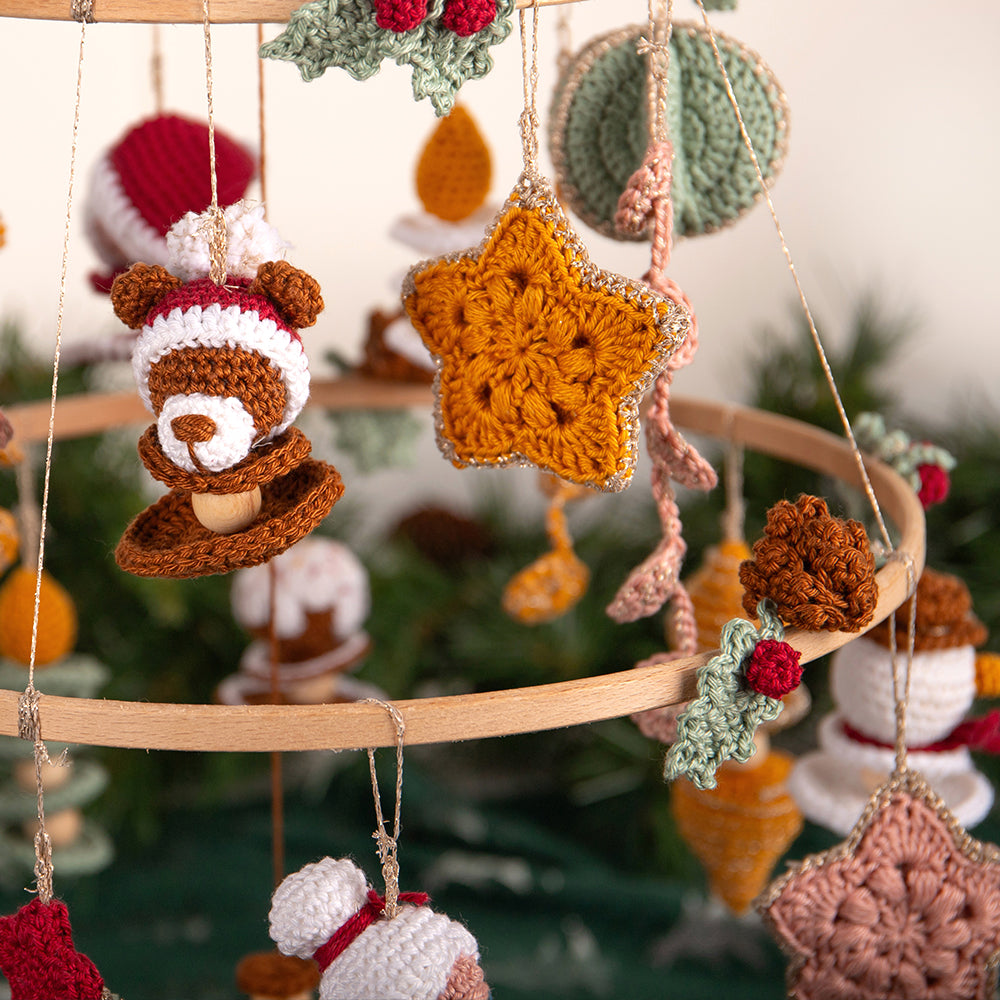 Kerstcal — gemaakt met Kersthanger AdventsCalender Haakpakket