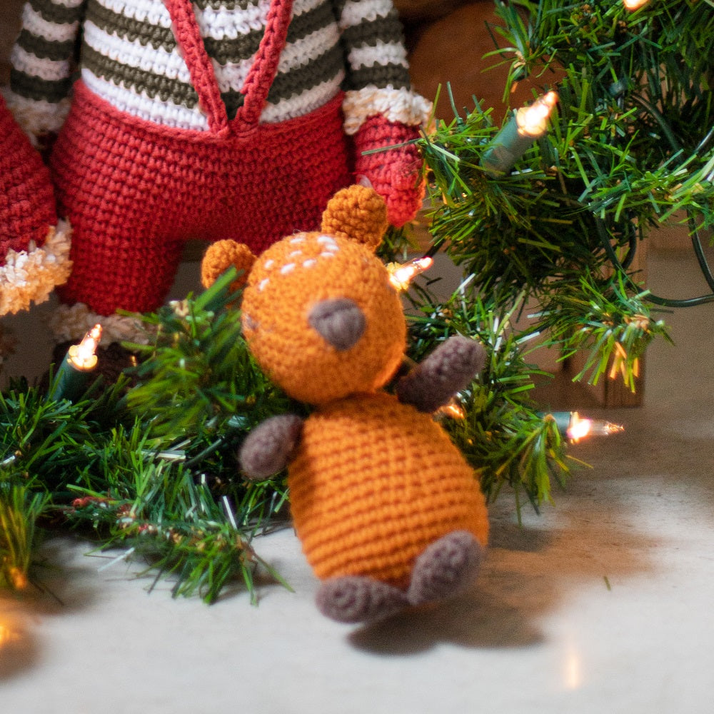 Kerstman met rendiertje Haakpakket (3)