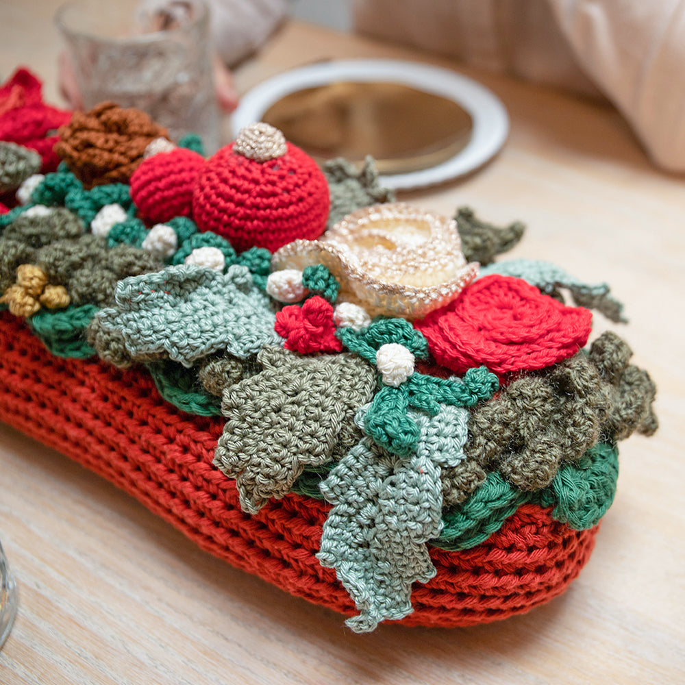 Kerststuk — gemaakt met Kerststuk Haakpakket (2)