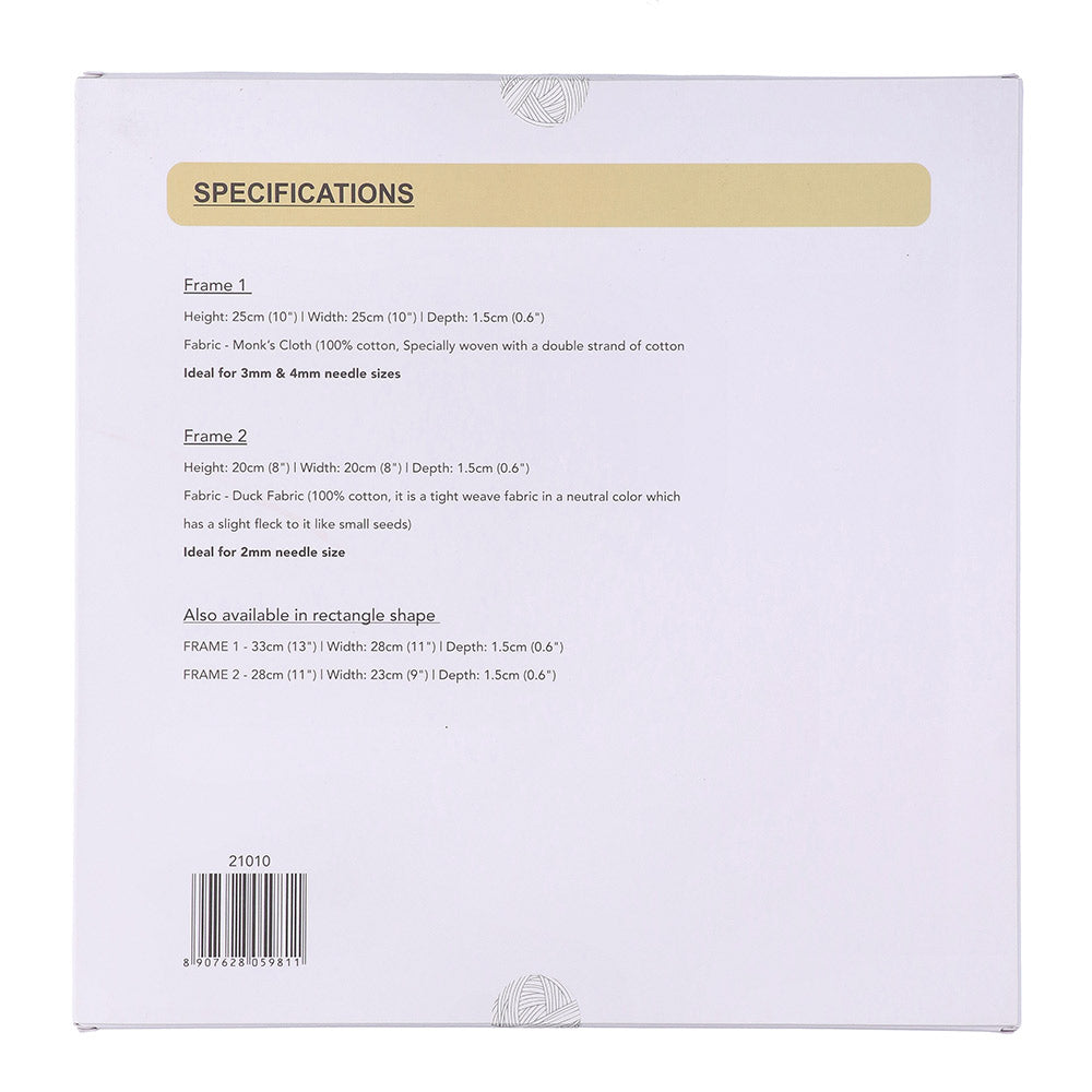 Knitpro Punch frame set 25x25, 20x20 cm (2)