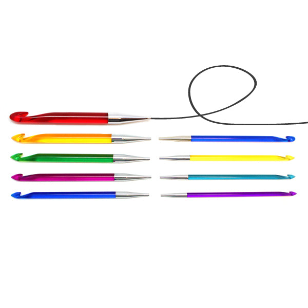 Trendz — gemaakt met KnitPro Trendz tunische haaknaald verwisselbaar 12.0mm (2)