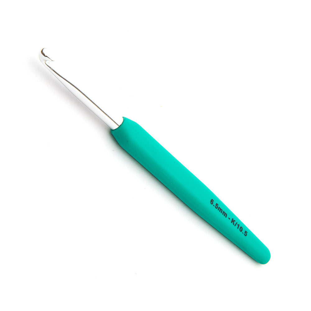 KnitPro Waves 2.0 Haaknaald 6,50 mm Aquamarine Haze