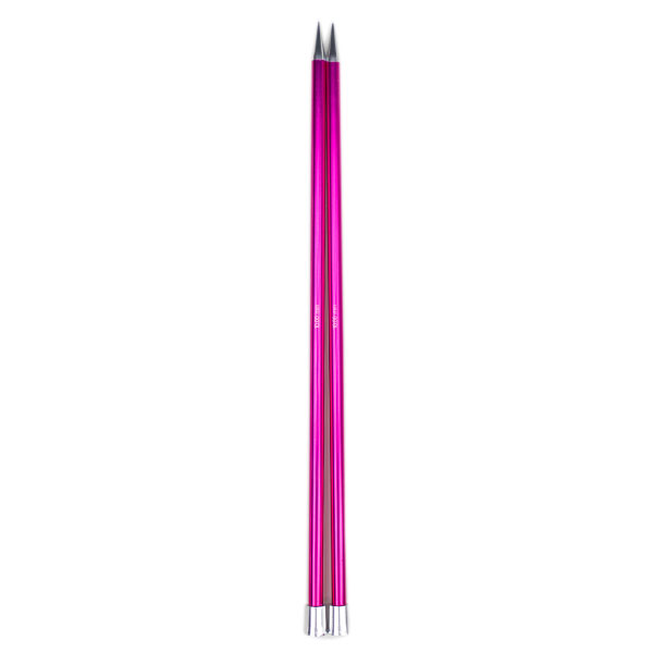 Mm roze — gemaakt met Knitpro Zing Breinaalden 40cm 10mm | Aubergine