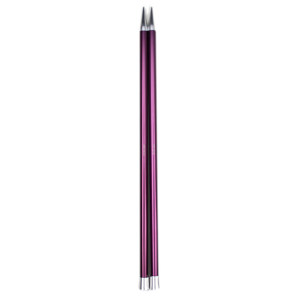 Mm paars — gemaakt met Knitpro Zing Breinaalden 40cm 12mm | Mauve
