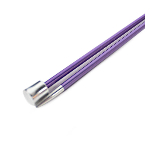Mm paars — gemaakt met KnitPro Zing Breinaalden 40cm 3.75mm | Amethist