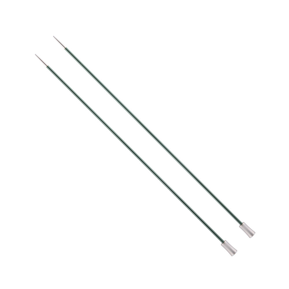 Knitpro Zing Breinaalden 40cm 3mm | Donkergroen