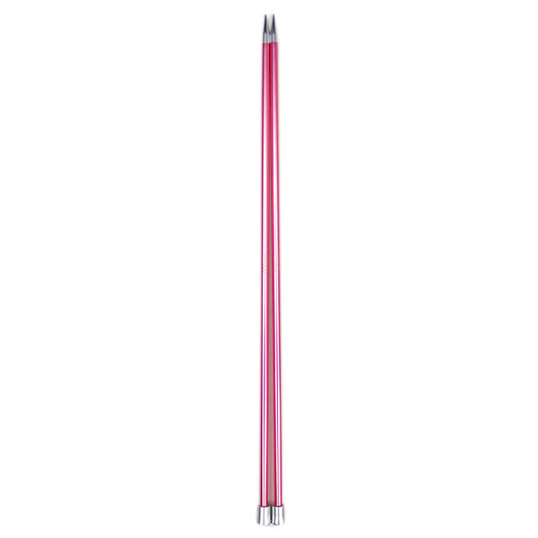 Mm roze — gemaakt met Knitpro Zing Breinaalden 40cm 6.5mm | Mosroze