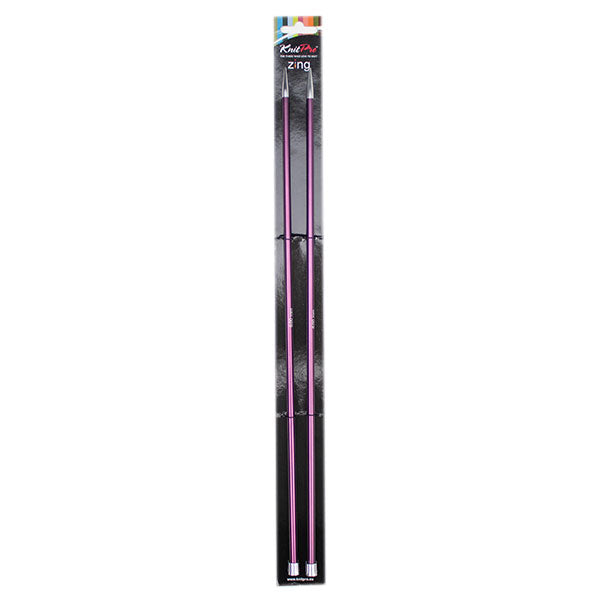 Knitpro zing breinaalden cm mm — gemaakt met Knitpro Zing Breinaalden 40cm 6mm | Paars Fluweel