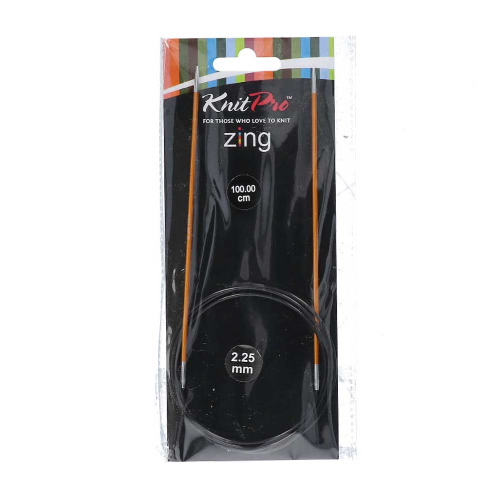 KnitPro Zing Rondbreinaalden 100cm 2,25 mm