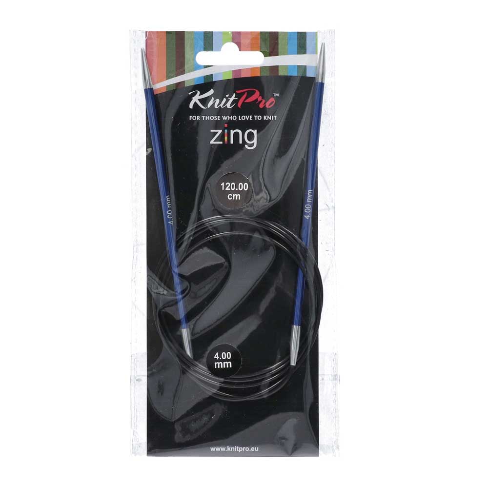 KnitPro Zing Rondbreinaalden 120cm 4,00 mm