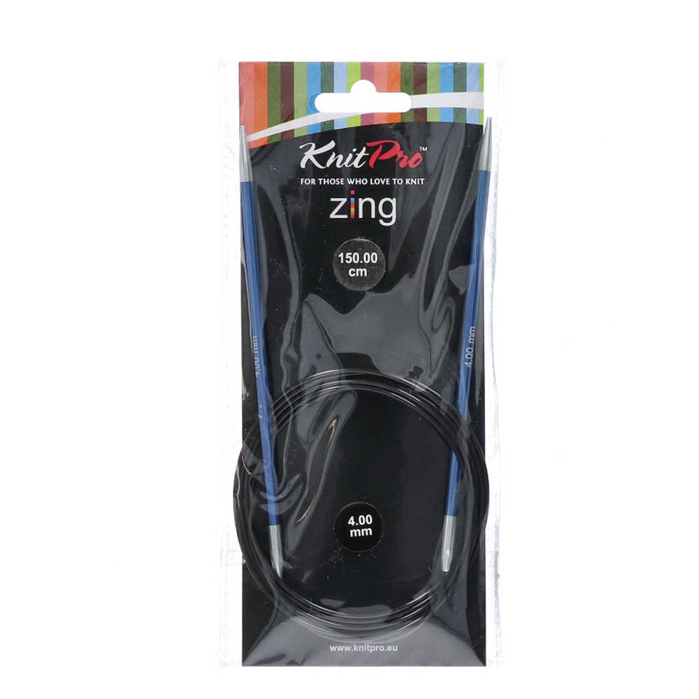 KnitPro Zing Rondbreinaalden 150cm 4,00mm