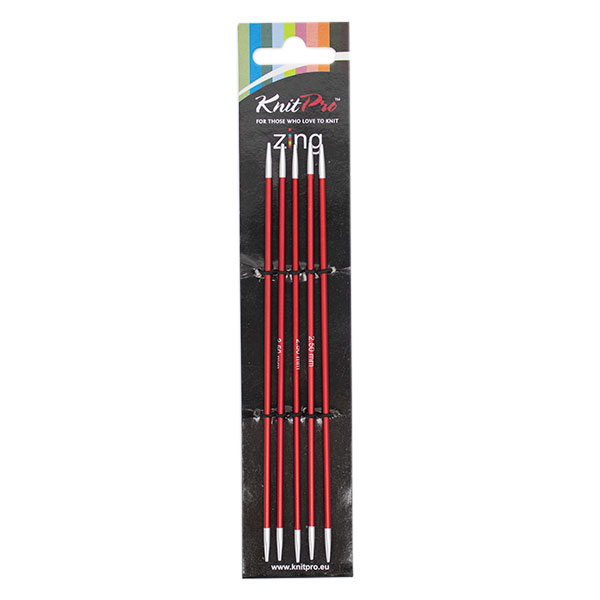KnitPro Zing Sokkennaalden 15cm 2,5 mm