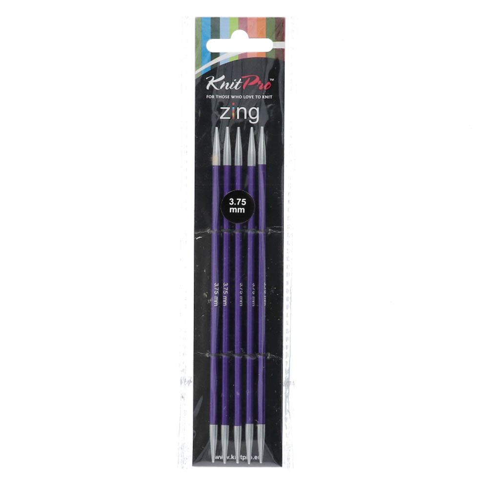 KnitPro Zing Sokkennaalden 15cm 3,75 mm