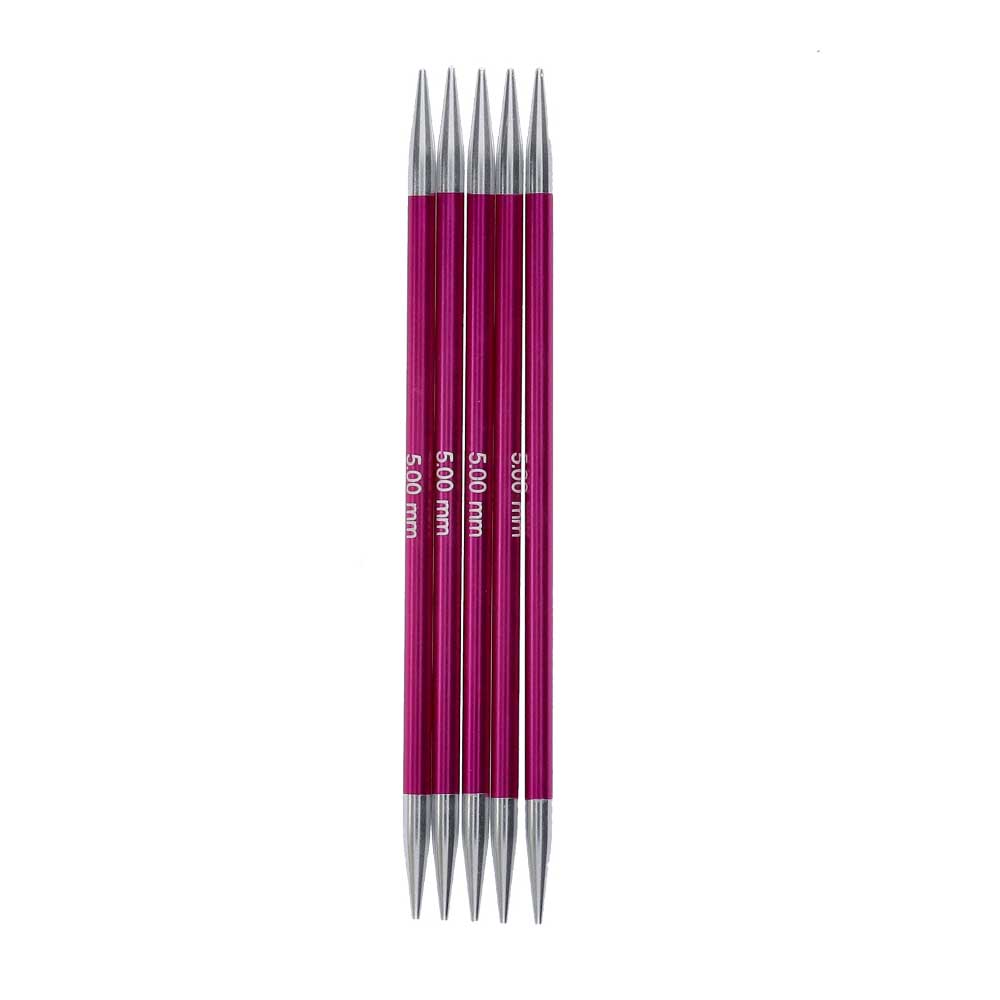 KnitPro Zing Sokkennaalden 15cm 5,00 mm (2)