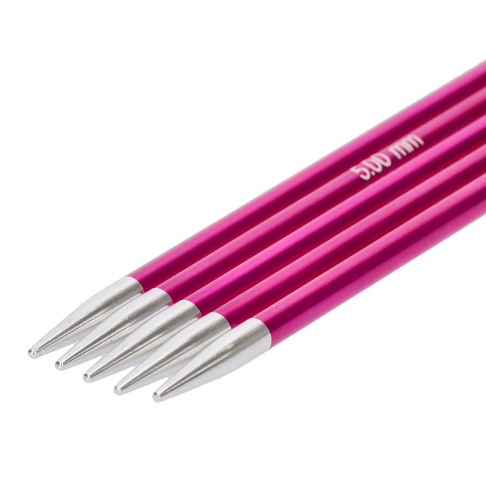 KnitPro Zing Sokkennaalden 15cm 5,00 mm (3)