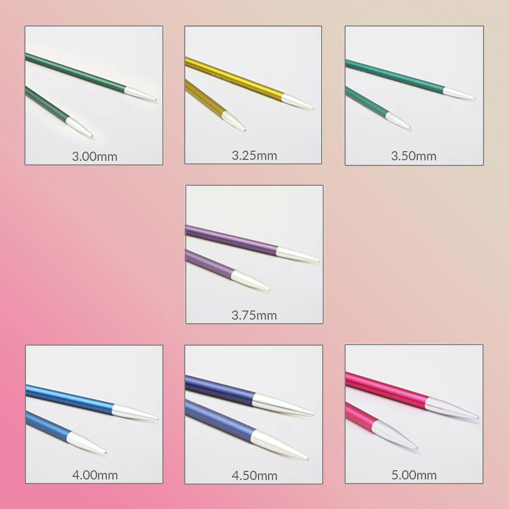 KnitPro Zing Special Midi set 10cm 3-5mm verwisselbare punten (7)