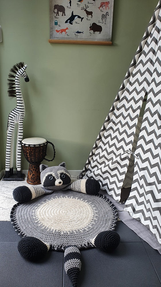 Knuffelkleed Little Racoon Haakpakket (3)