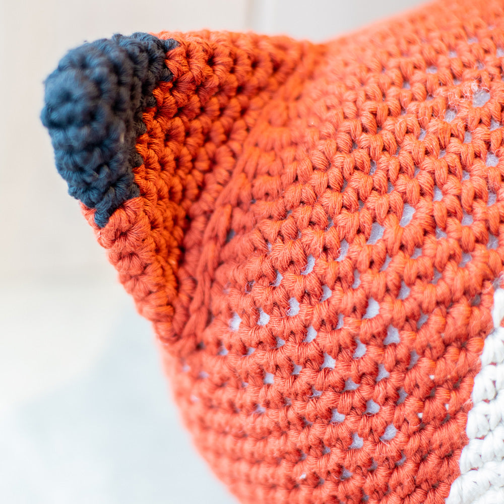 Knuffelkleed — gemaakt met Knuffelkleed Vos Haakpakket