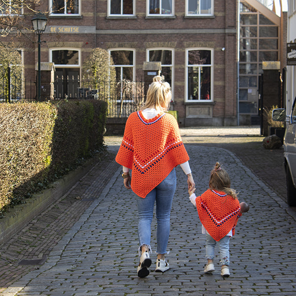 Koningsdag Poncho Haakpakket (5)