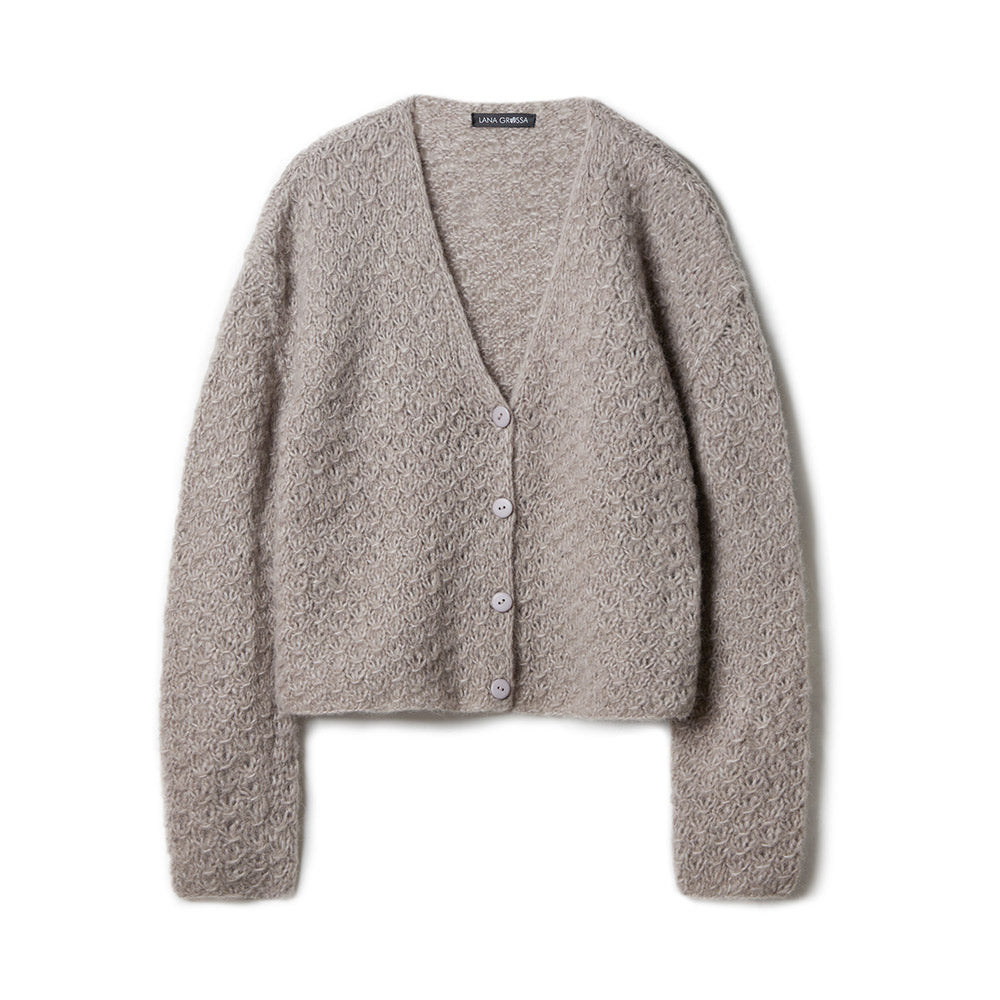 Hw lookbook lana grossa mf — gemaakt met Lana Grossa Alpaca Air (10) - Lana Grossa Alpaca Air 011 Antraciet