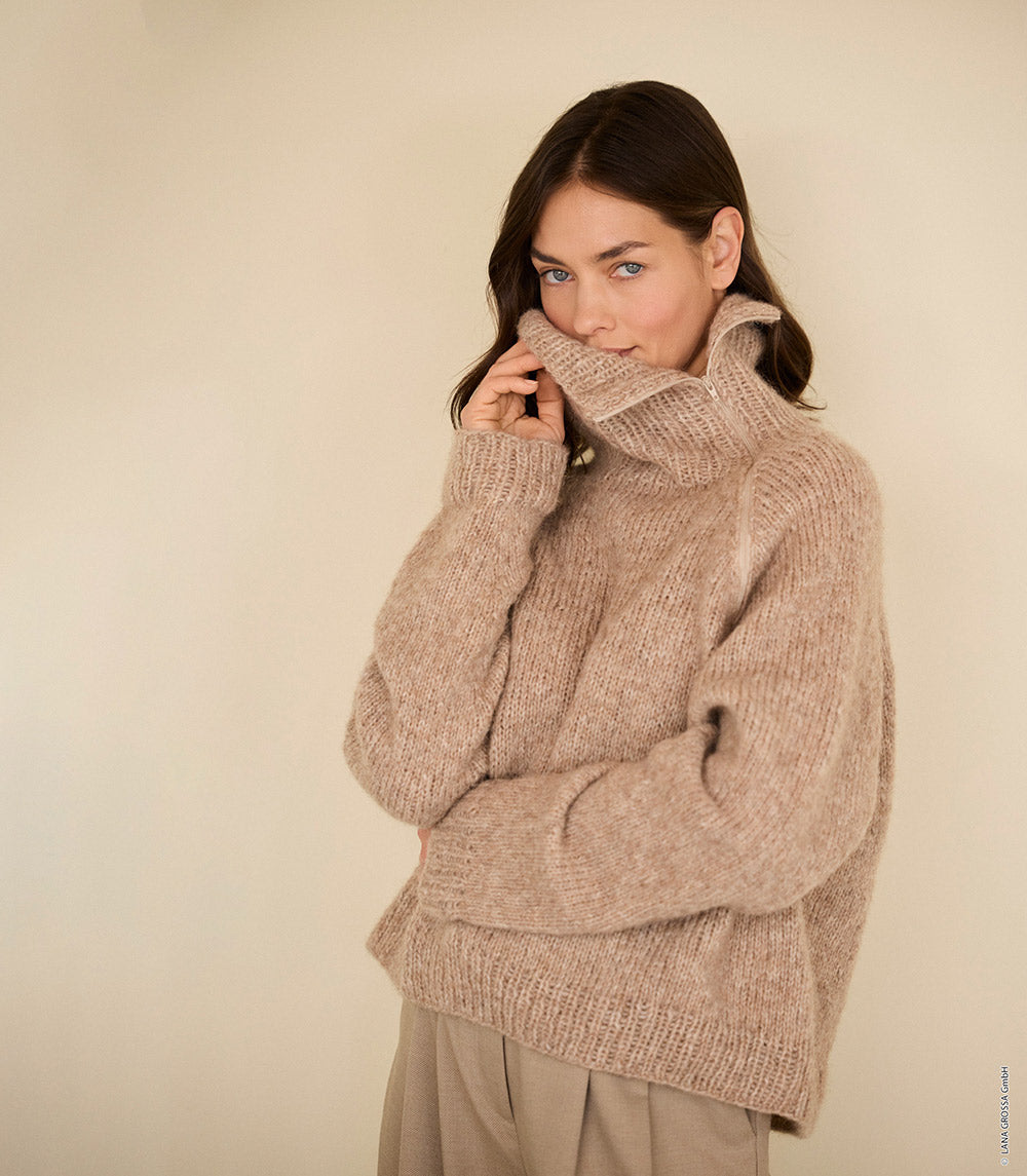 Hw lookbook lana grossa mf — gemaakt met Lana Grossa Alpaca Air (8) - Lana Grossa Alpaca Air 011 Antraciet