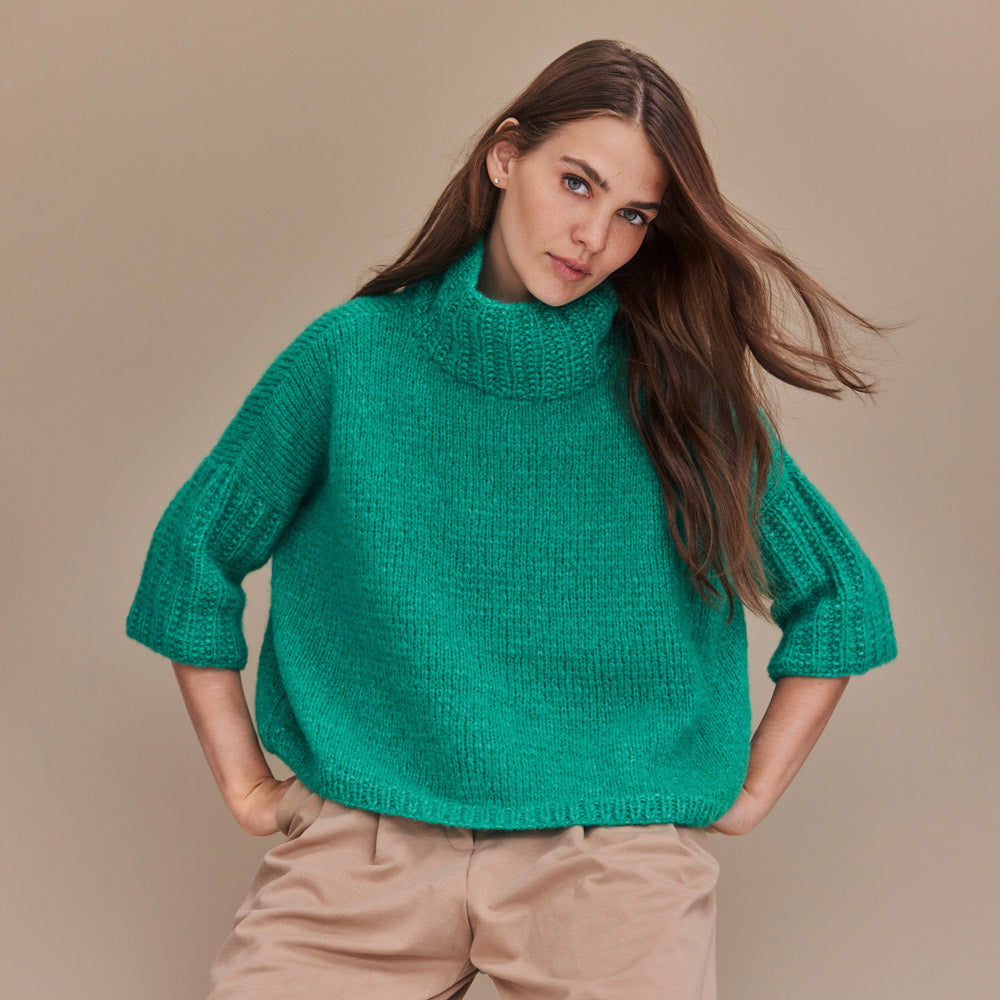 Alpaca air — gemaakt met Lana Grossa Alpaca Air (2) - Lana Grossa Alpaca Air 023 Licht Zeegroen