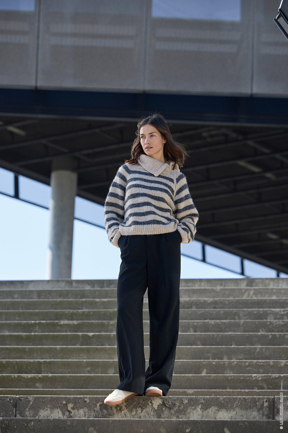 Hw lookbook lana grossa mf — gemaakt met Lana Grossa Alpaca Air (6) - Lana Grossa Alpaca Air 028 Pastelblauw