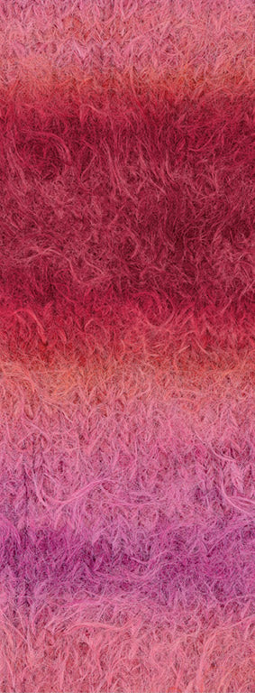 Basta mista lana grossa — gemaakt met Lana Grossa Basta Mista - Lana Grossa Basta Mista 107 Roodviolet/Fuchsia/Oudroze/Wijnrood/Bourgondisch