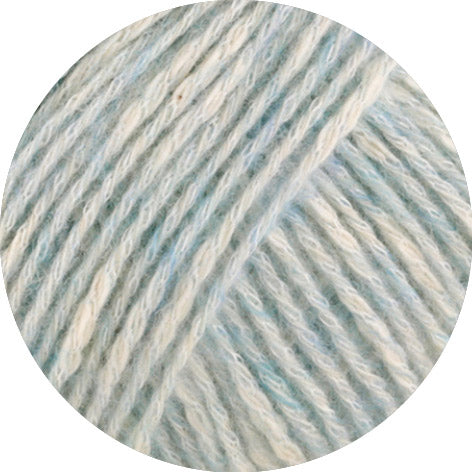 Natural knits bottoni lana grossa — gemaakt met Lana Grossa Bottoni - Lana Grossa Bottoni 006 Pastel Turquoise/Gebroken Wit