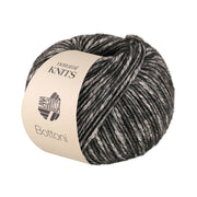 Lana Grossa Bottoni 014 Anthraciet/Creme