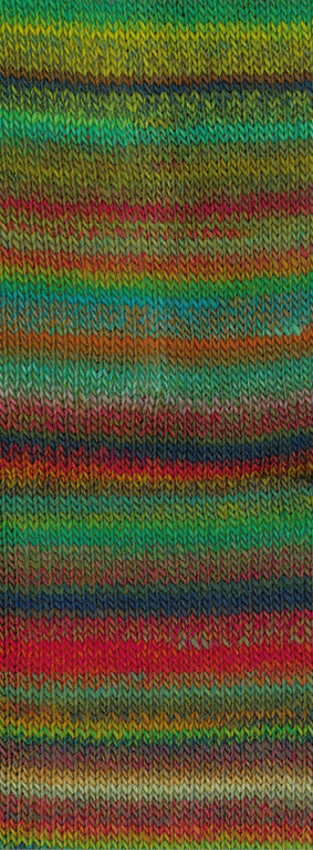 Colorissimo lana grossa — gemaakt met Lana Grossa Colorissimo - Lana Grossa Colorissimo 221 Jade/Olijf/Wijnrood/Roest/Rood/Nacht-/Donkerblauw/Geelgroen