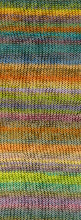 Colorissimo lana grossa — gemaakt met Lana Grossa Colorissimo - Lana Grossa Colorissimo 224 Erika/Pistache/Lentegroen/Bruin/Petrol/Geel/Oranje/Blauw/Roest/Beige/Pruim