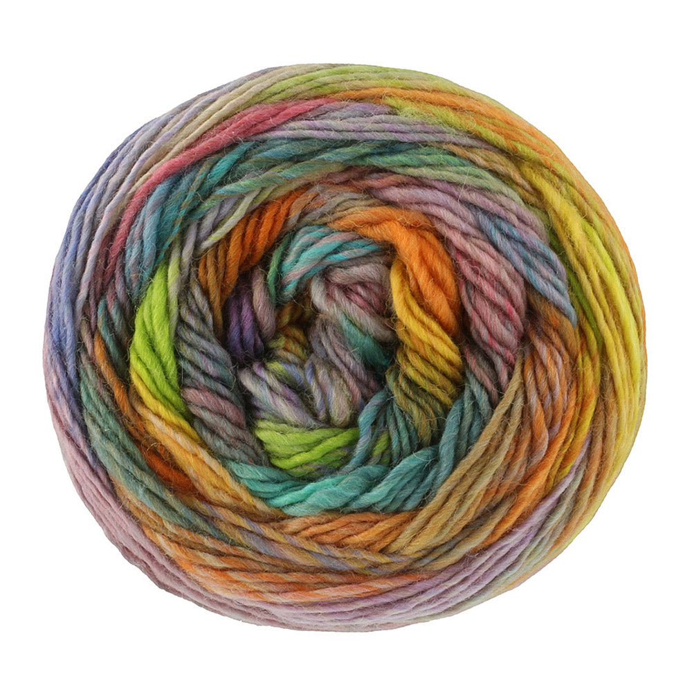 Lana Grossa Colorissimo 224 Erika/Pistache/Lentegroen/Bruin/Petrol/Geel/Oranje/Blauw/Roest/Beige/Pruim