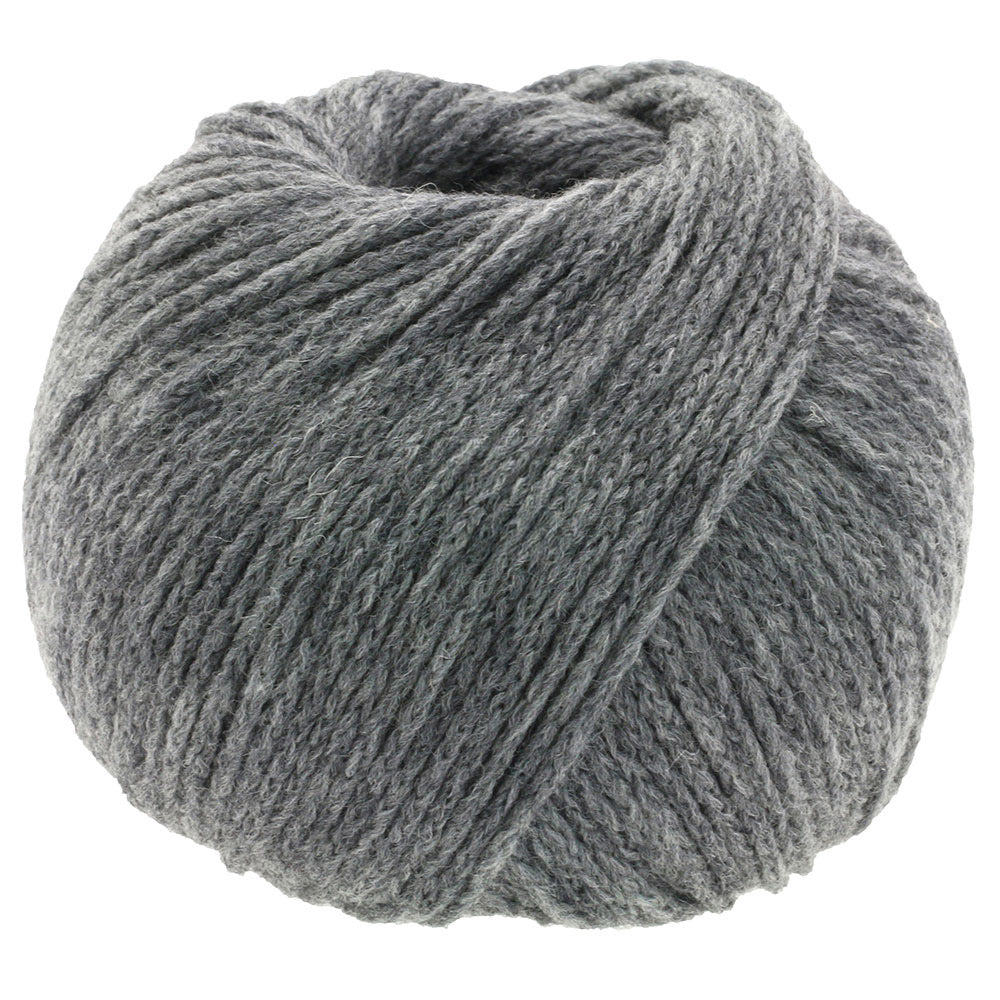 Lana Grossa Cool Merino Uni 012 Donkergrijs