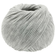 Lana Grossa Cool Merino Uni 013 Lichtgrijs