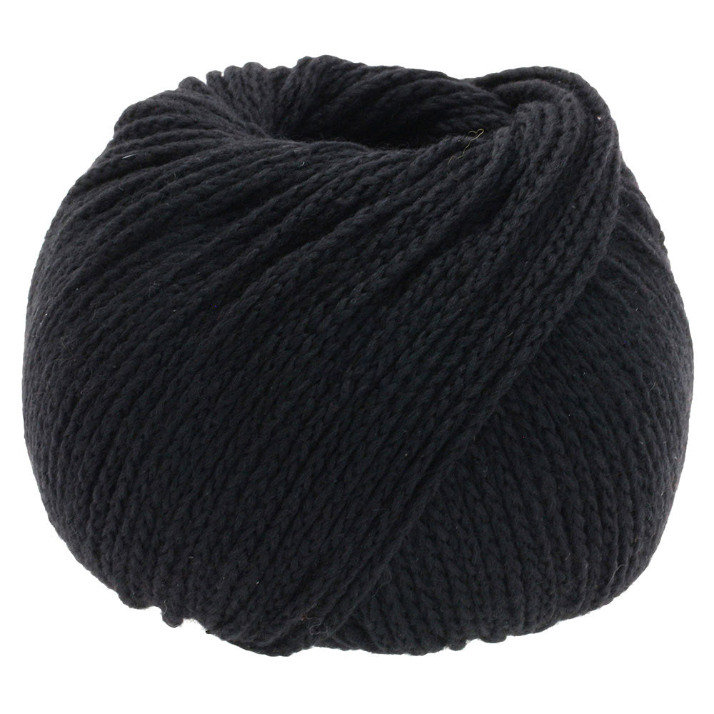 Lana Grossa Cool Merino Uni 014 Zwart