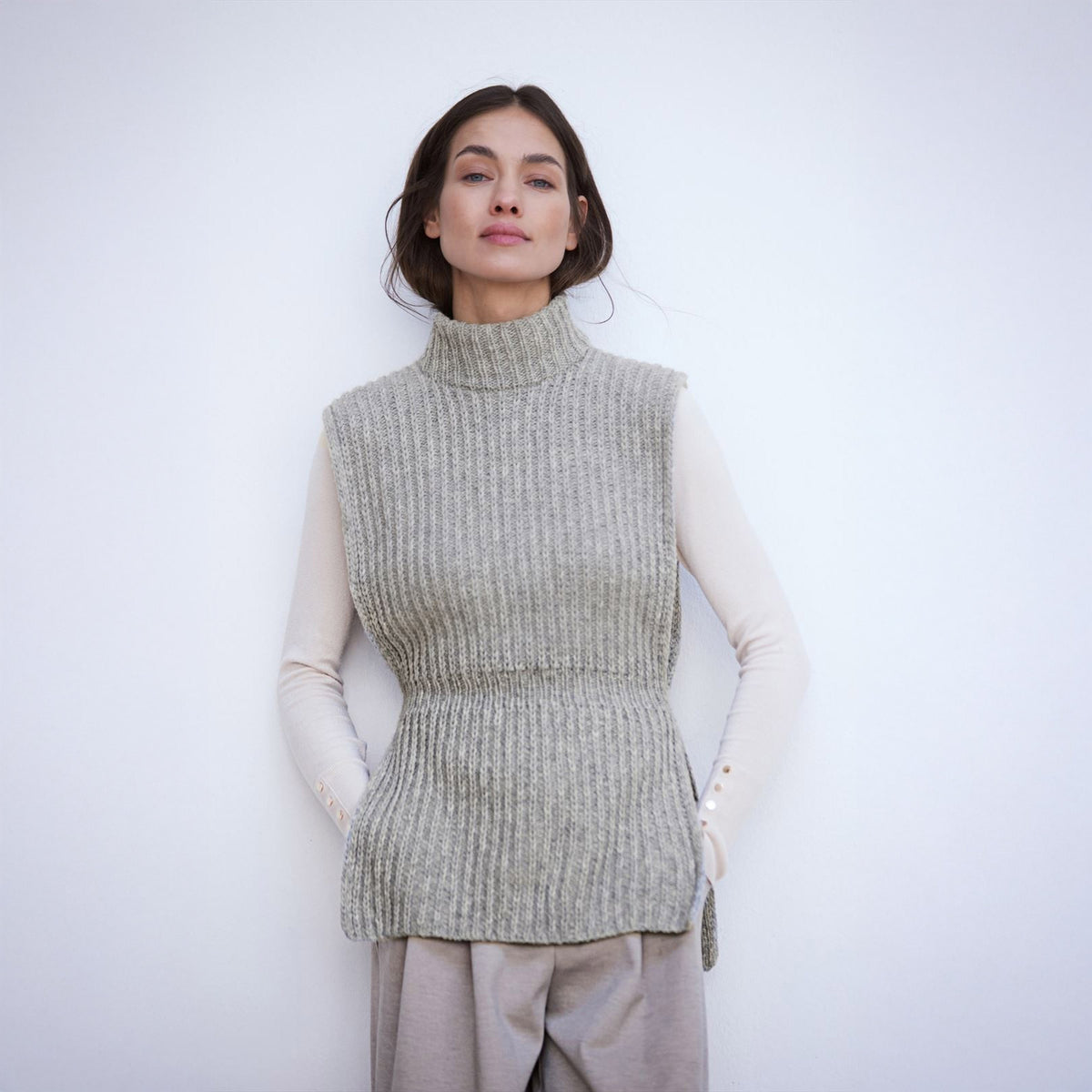 Lana Grossa Cool Merino Wikkelvest - Breipakket - vrije kleurkeuze
