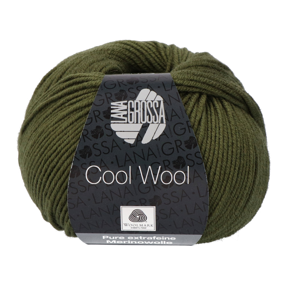 Lana Grossa Cool Wool 2042 Donker Olijf